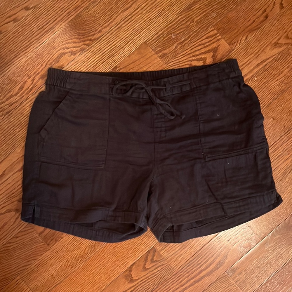 Gray Drawstring Shorts